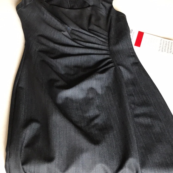 NWT Calvin Klein Cap Sleeve Ruched Dress size 4 - Picture 5 of 8